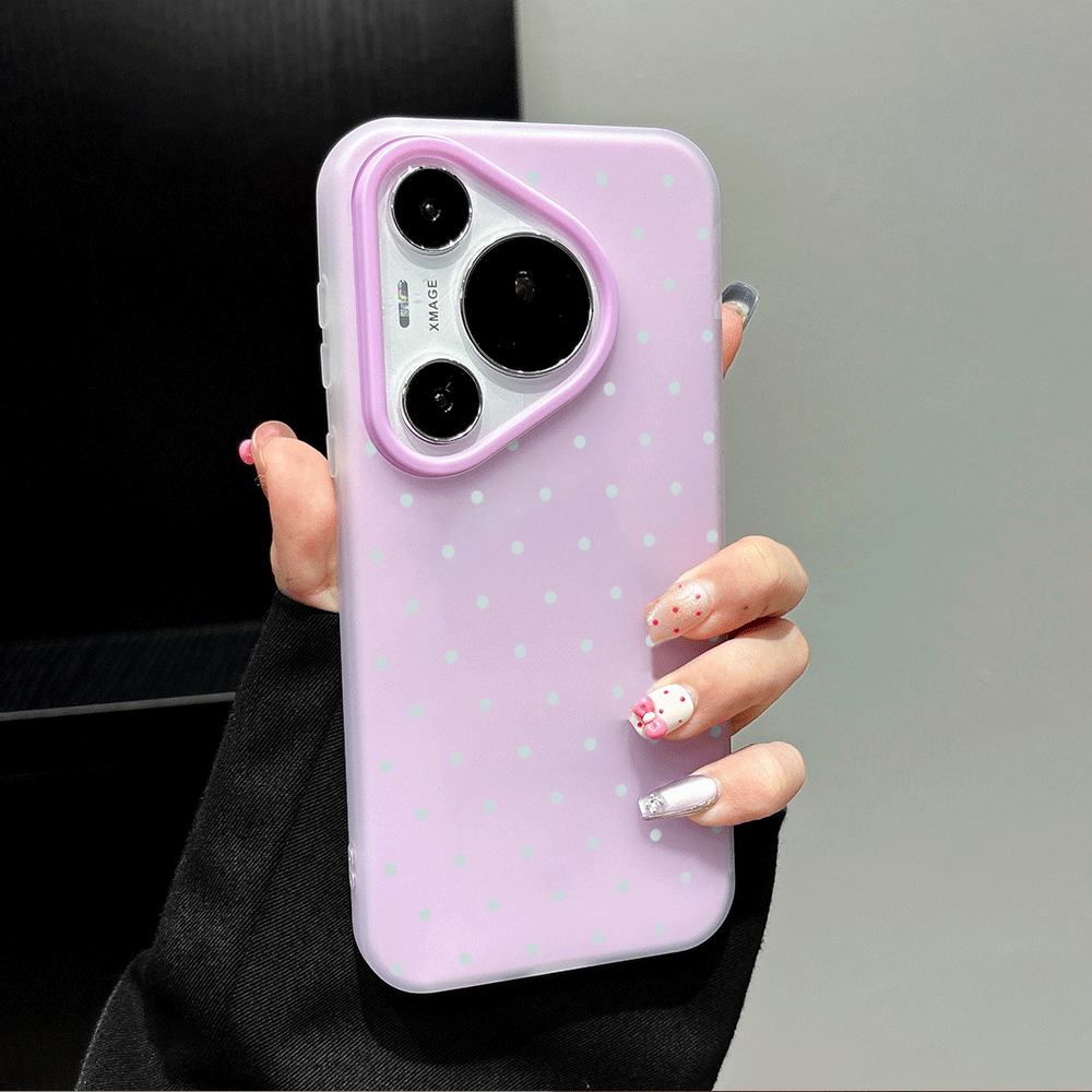 愛らしいライトブルーの水玉模様のスマホケース Xiaomi  - Xiaomi Redmi Note 14 のレビューと価格