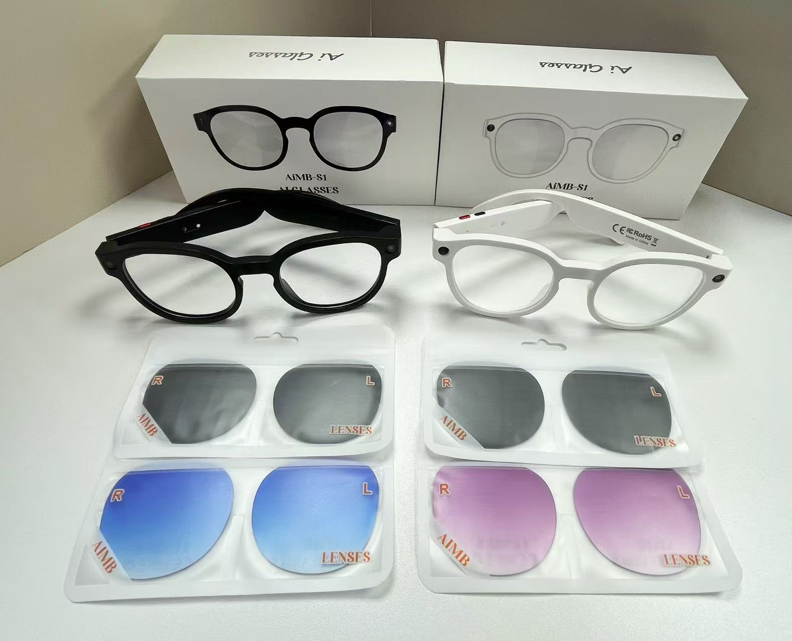 2026 AIスマートグラス AI翻訳 8MP HDカメラ  - Smart Glasses Lens のレビューと価格
