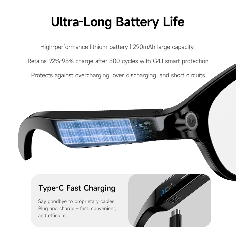 XIAOMI AIスマートグラス 8Kリモコン タッチフォト - Smart Glasses Lens のレビューと価格
