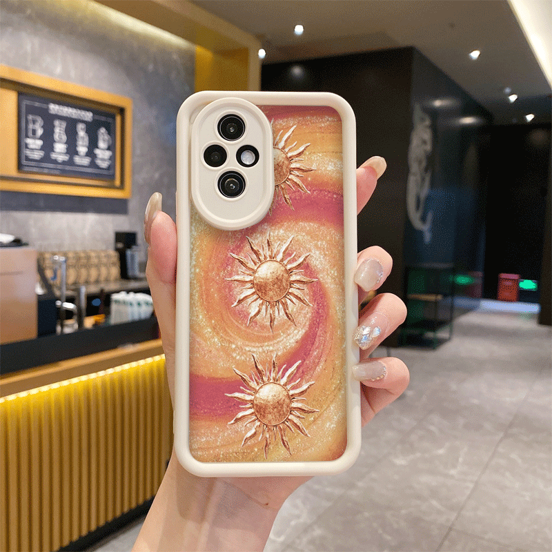 ヴィンテージ風ゴールデン星空太陽月プリントスマホケース Ho - Huawei Mate 60 のレビューと価格