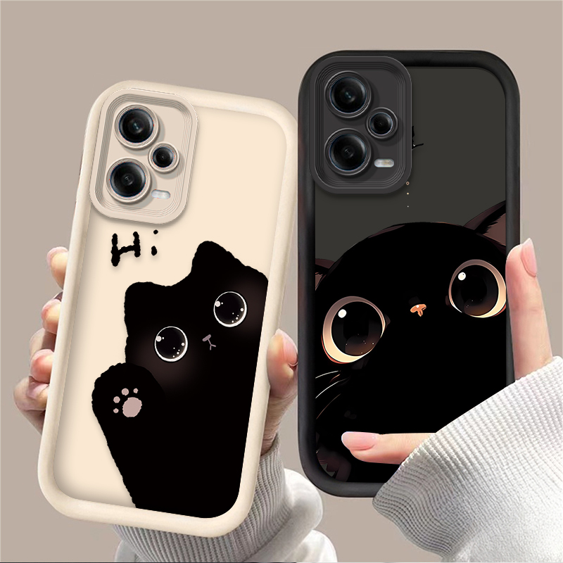 可愛い大きな目の猫のスマホケース Xiaomi Redmi  - Xiaomi Redmi Note 14 のレビューと価格