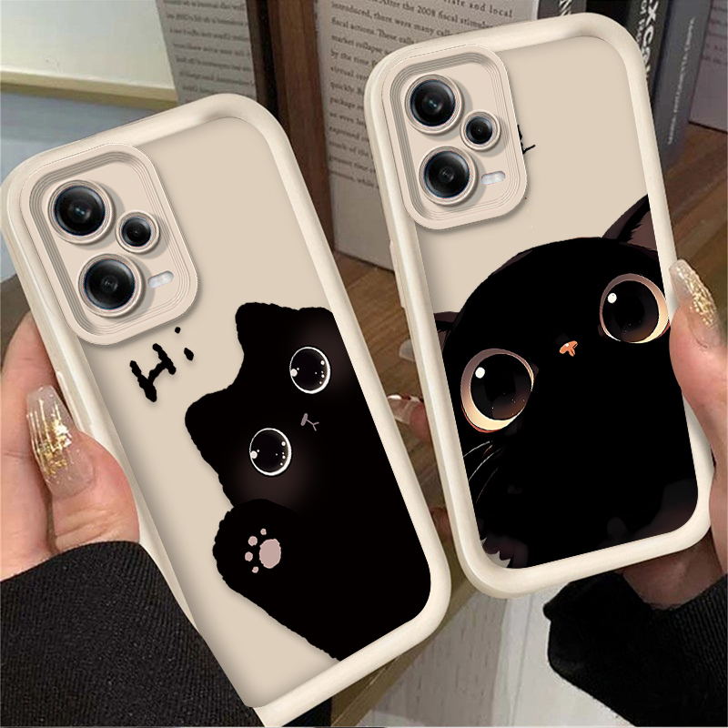可愛い大きな目の猫のスマホケース Xiaomi Redmi  - Xiaomi Redmi Note 14 のレビューと価格
