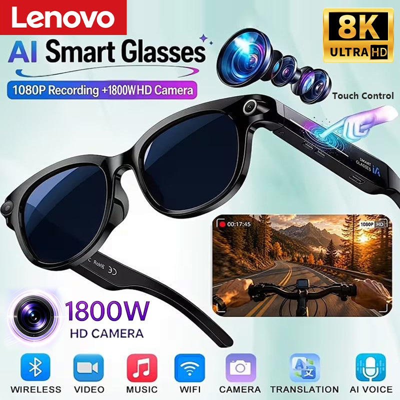 レノボ 8K 1800W AIスマートグラス ハンズフリー通 - Smart Glasses Lens のレビューと価格