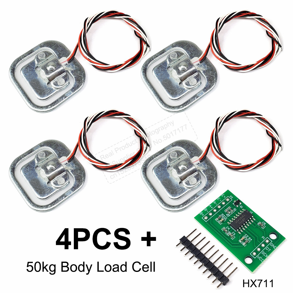 4 個 50 キロヒューマンスケールロードセル重量センサー  - Muscle Sensor Emg のレビューと価格